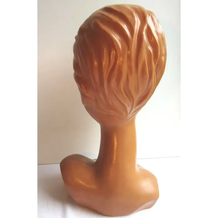 PVC pruiken kop luxe afwerking met binnengewicht