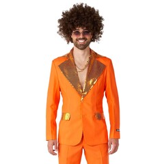 Feestshop.be Disco kostuum oranje heren