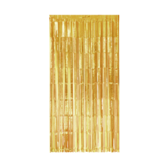 Deur gordijn folie goud 2x1m