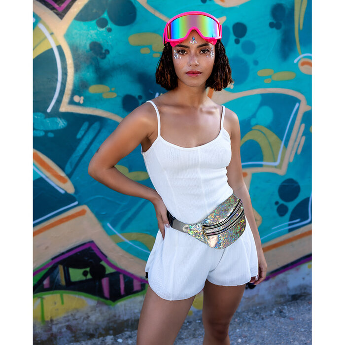 Skibril Party neon roze