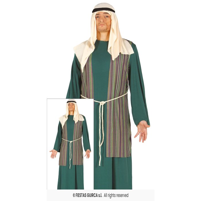 Feestshop.be Herders kostuum Jozef groen