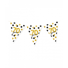 Vlaggenlijn papier 70 jaar 6 meter