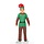 Elf kostuum jongen rood groen kind
