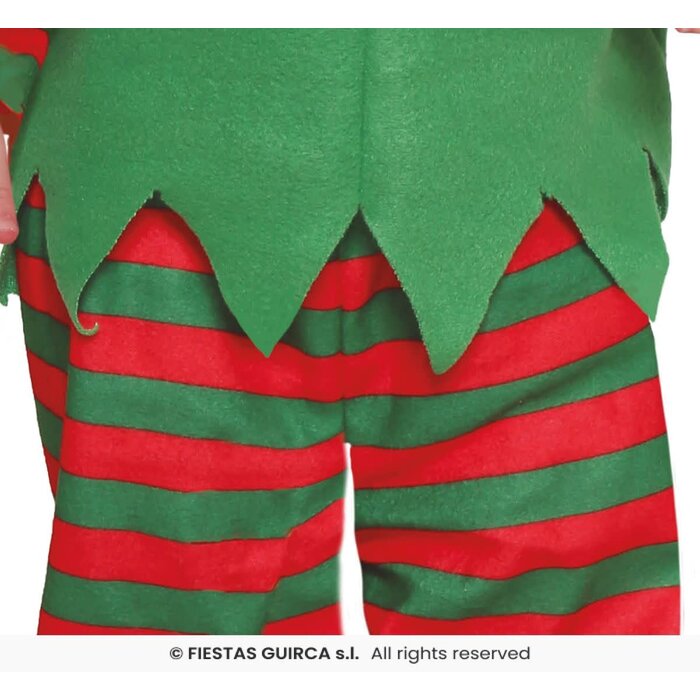Feestshop.be Elf kostuum baby rood groen