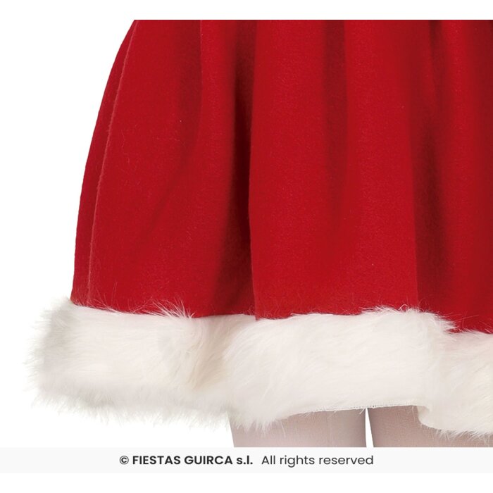 Feestshop.be Kerst kleedje meisje met kap