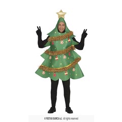 Feestshop.be Kerstboom kostuum groen unisex