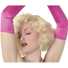 Moviestar pruik blond Marilyn DOOS 256