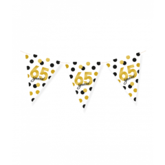 Vlaggenlijn papier 65 jaar 6 meter