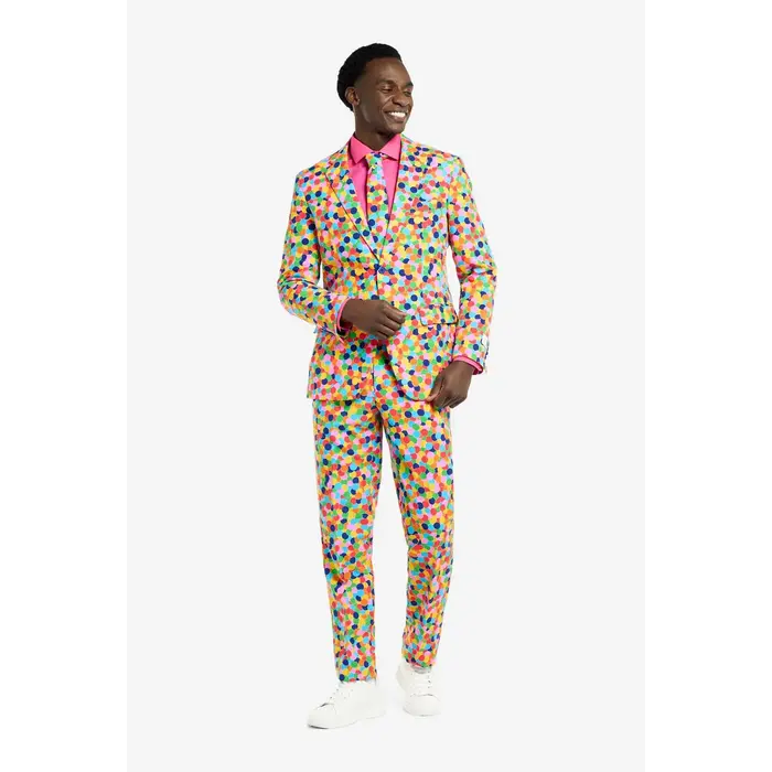 OppoSuits Opposuit Confetteroni kostuum jas, broek, das