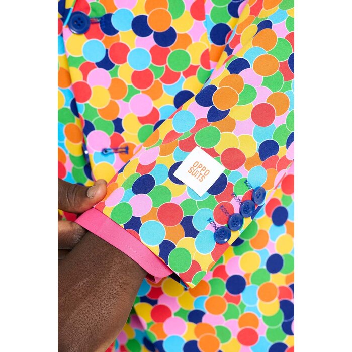 OppoSuits Opposuit Confetteroni kostuum jas, broek, das