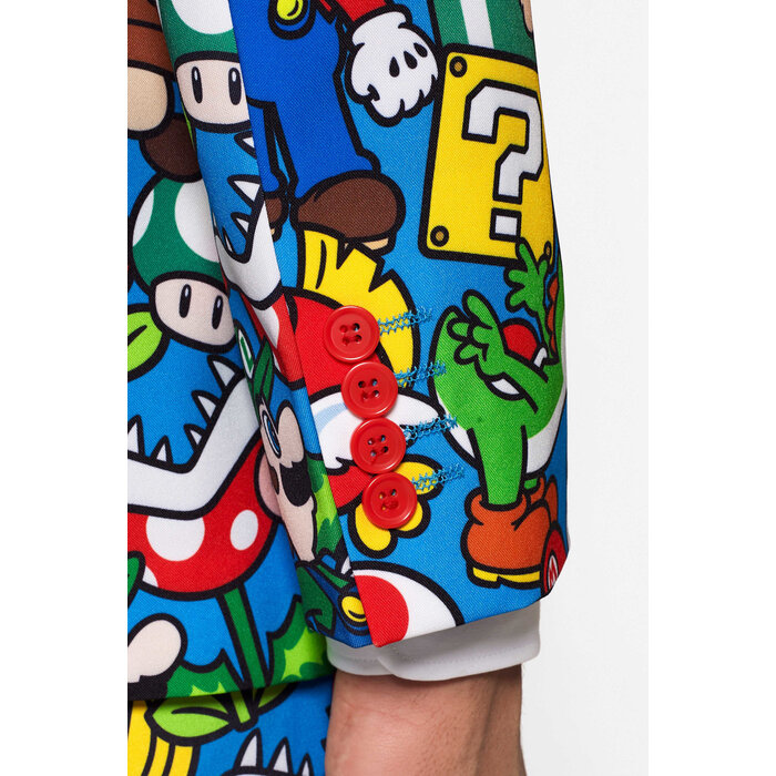 OppoSuits Opposuits Super Mario™ kostuum jas, broek, das