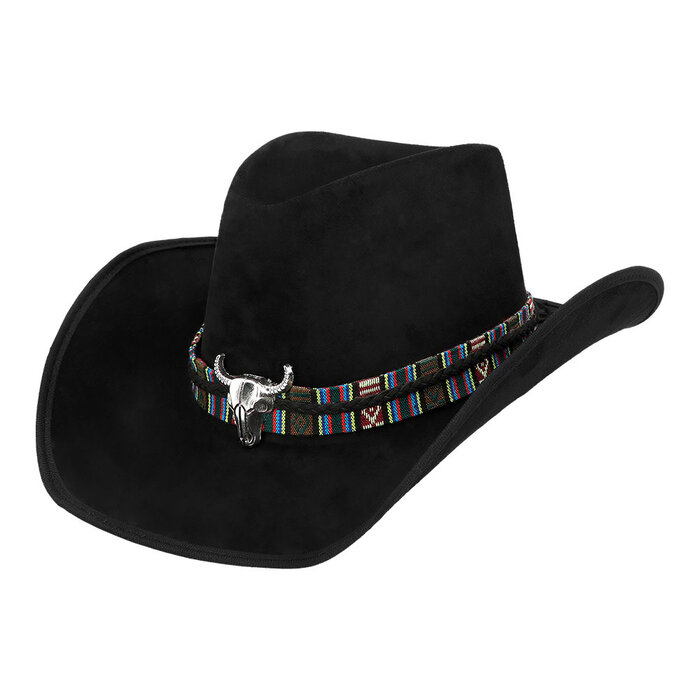 Cowboyhoed Django  zwart