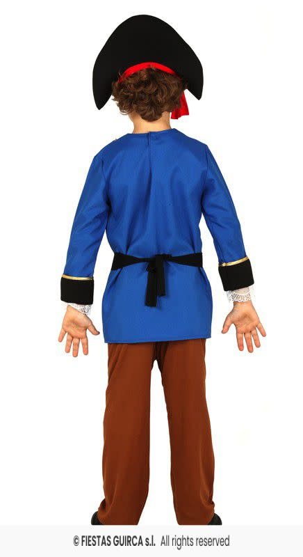 Piraat jongen blauw