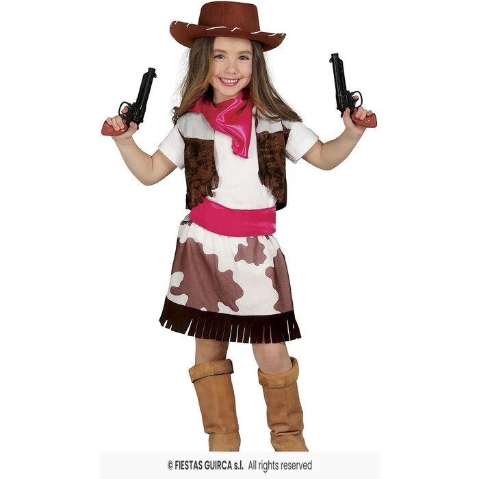 Cowgirl bruin wit meisje