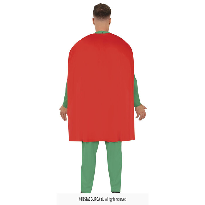 Superheld Bierman groen rood