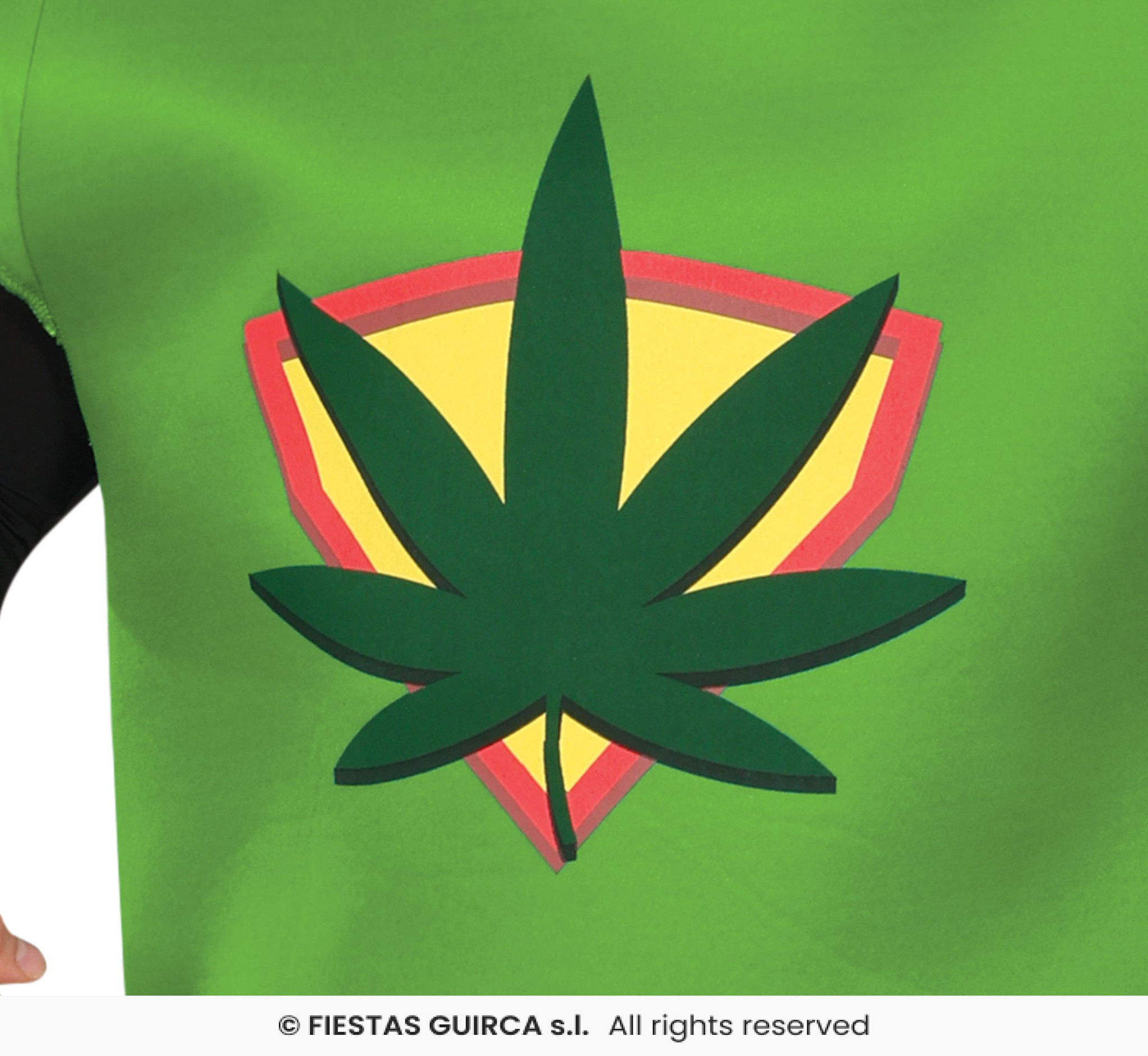 Feestshop.be Wiet kostuum rookmachine weed