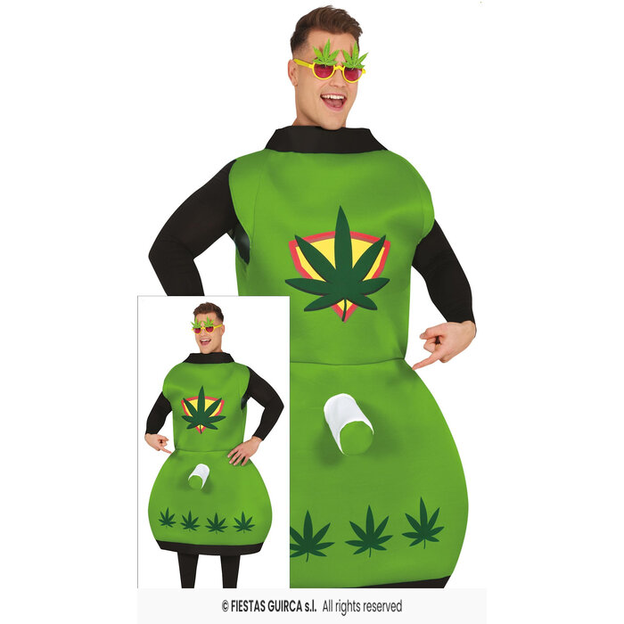 Feestshop.be Wiet kostuum rookmachine weed