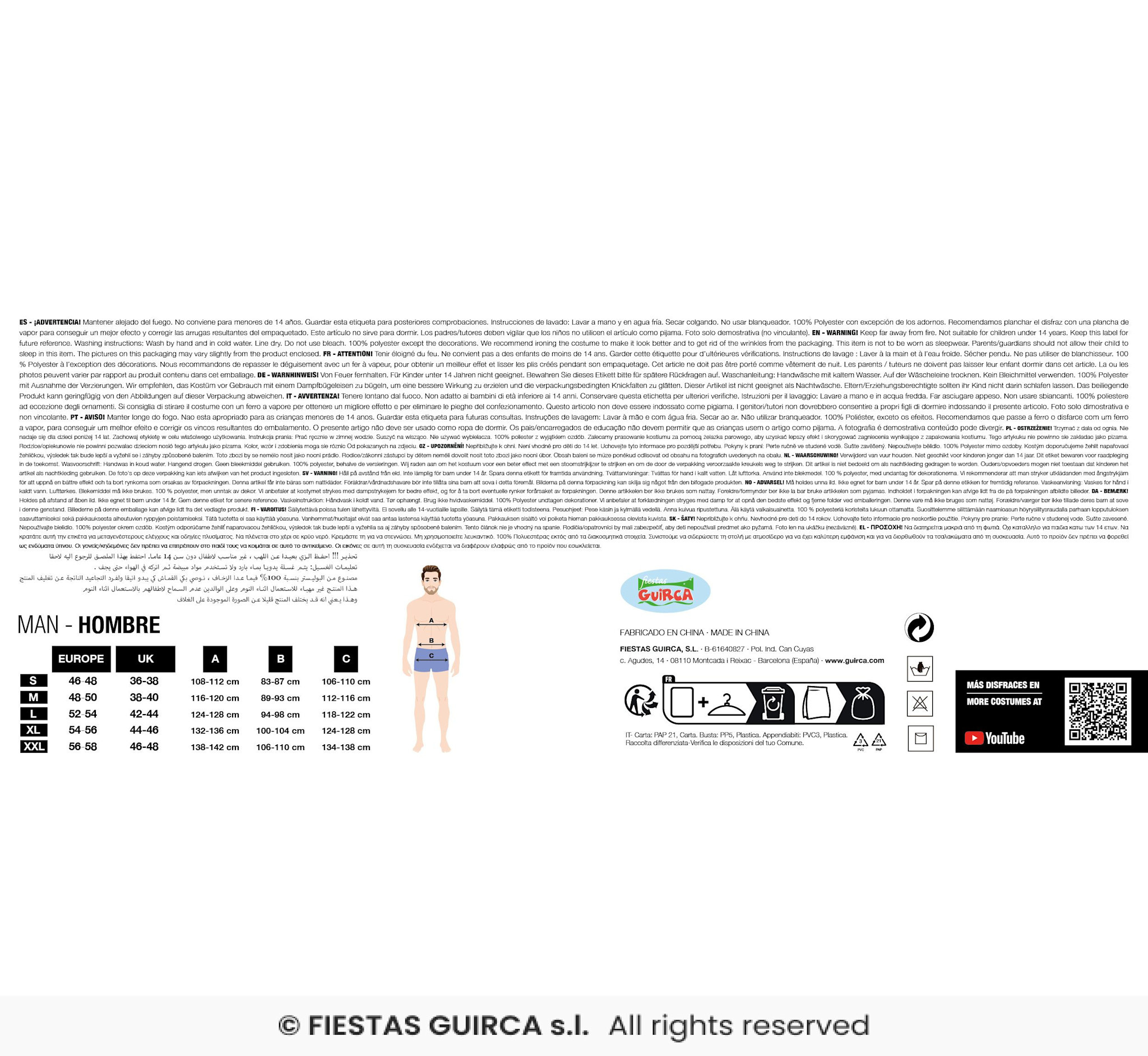 Feestshop.be Wiet kostuum rookmachine weed