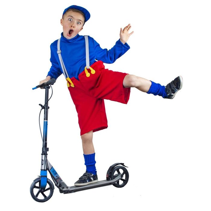 Feestshop.be Urbanus kostuum kind rood blauw