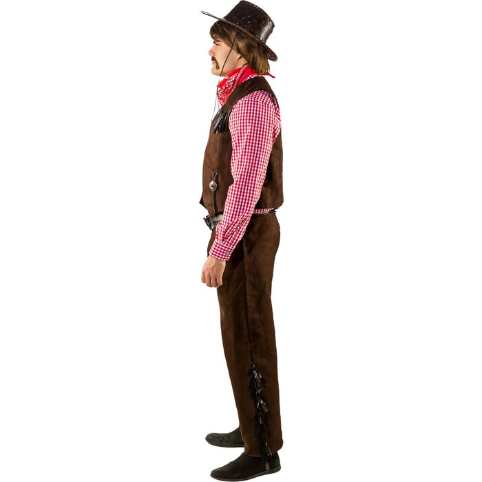 Western Cowboy gilet suède imitatie