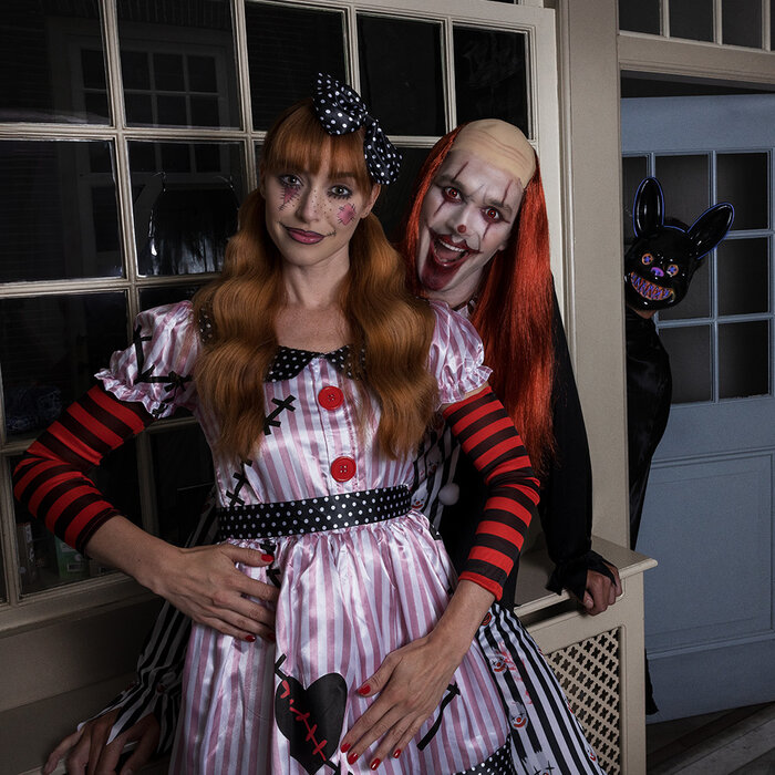 Feestshop.be LED masker Killer rabbit