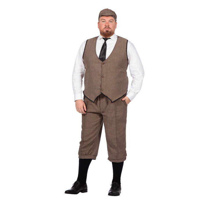Wilbers & Wilbers Jaren 20 kostuum set heren gilet, broek en pet