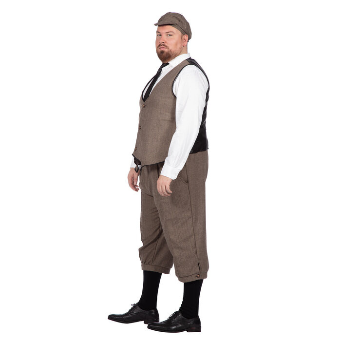 Wilbers & Wilbers Jaren 20 kostuum set heren gilet, broek en pet