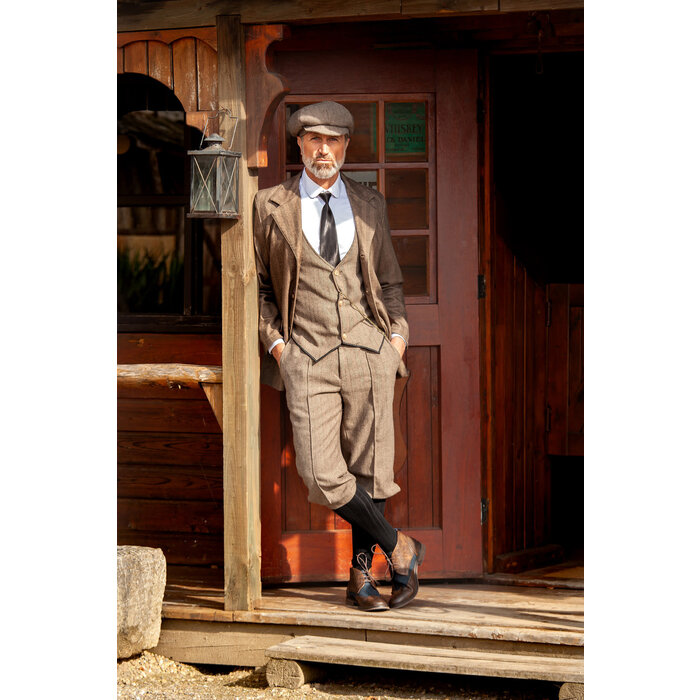 Wilbers & Wilbers Jaren 20 kostuum set heren gilet, broek en pet