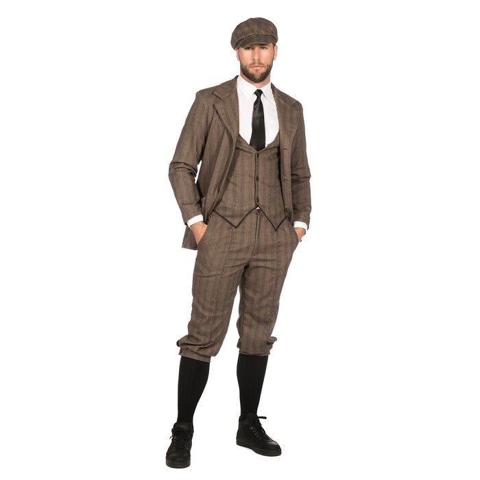 Wilbers & Wilbers Colbert jas jaren 20 vest bruin