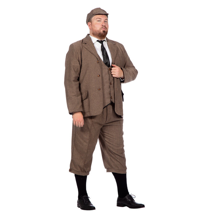 Wilbers & Wilbers Colbert jas jaren 20 vest bruin