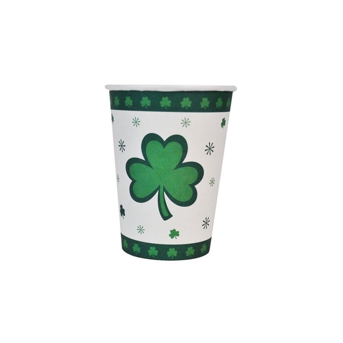 Bekers 'St Patricks Day' klavertje, per 8st