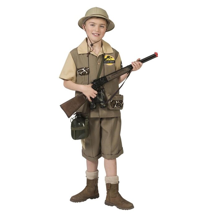 Feestshop.be Safari kostuum Dino Ranger kind