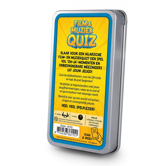 Film & Muziek Quiz - 50 jaar