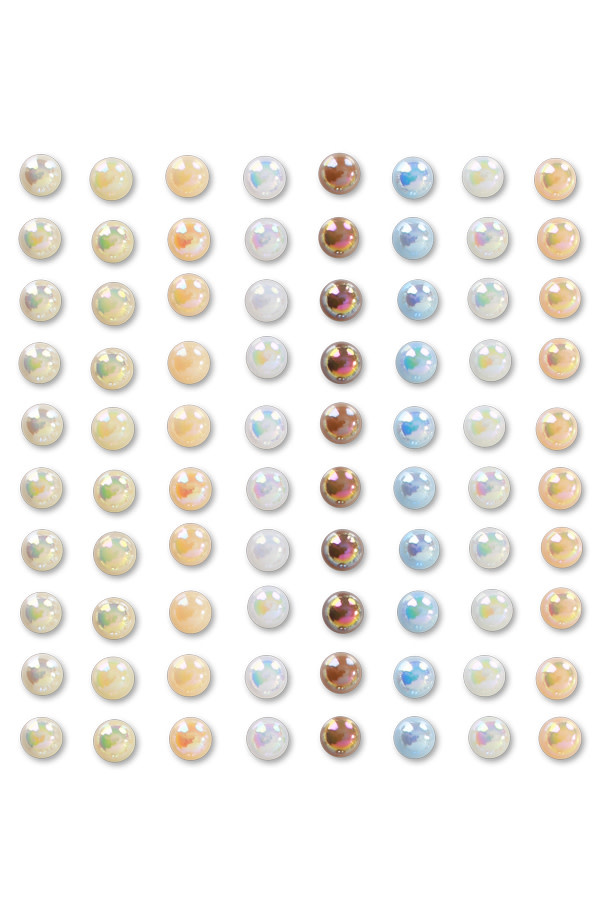 PXP Professional Colours Decoratiestickers Natural 6mm 80 stuks