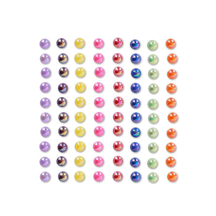 PXP Professional Colours Decoratiestickers Rainbow 6mm 80 stuks