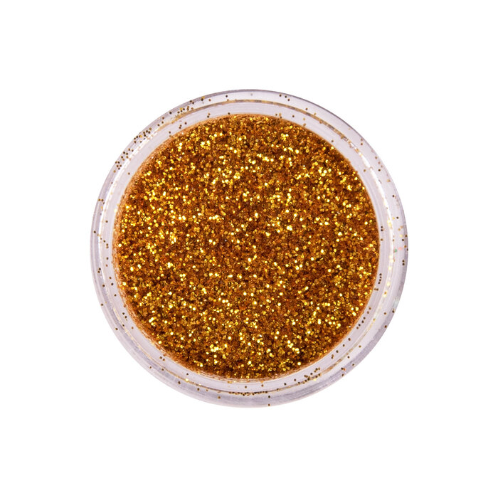 PXP biodegradable powder glitter 2.5 gr. deep gold