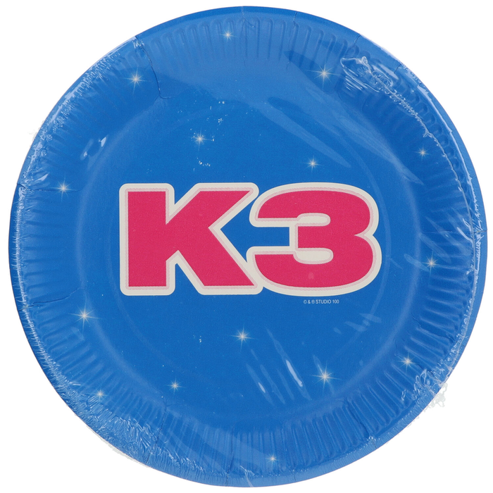 Papieren borden K3 23 cm 8 stuks karton