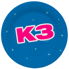 Papieren borden K3 23 cm 8 stuks karton