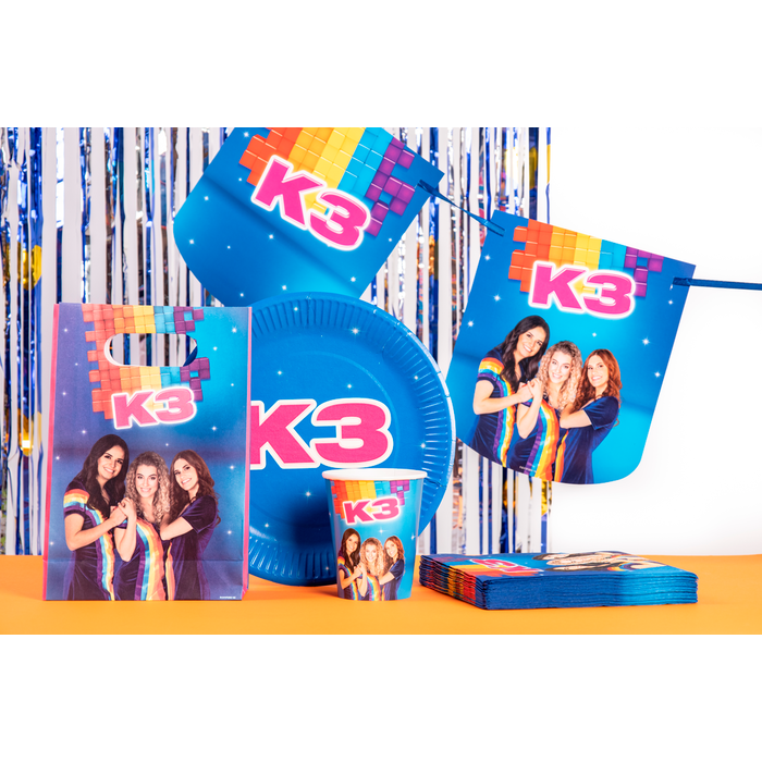 Feestgordijn K3 - 2x1 m