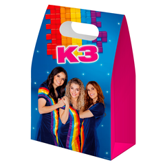 Cadeau uitdeel zakjes K3  4 stuks 22 x 15cm