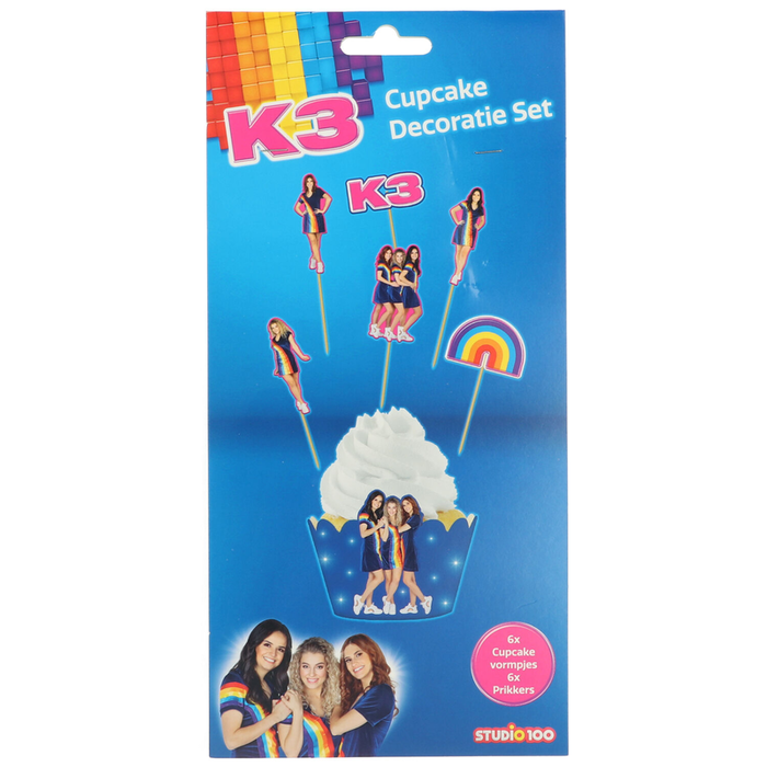 Cupcake Decoratieset K3  - 6 sets
