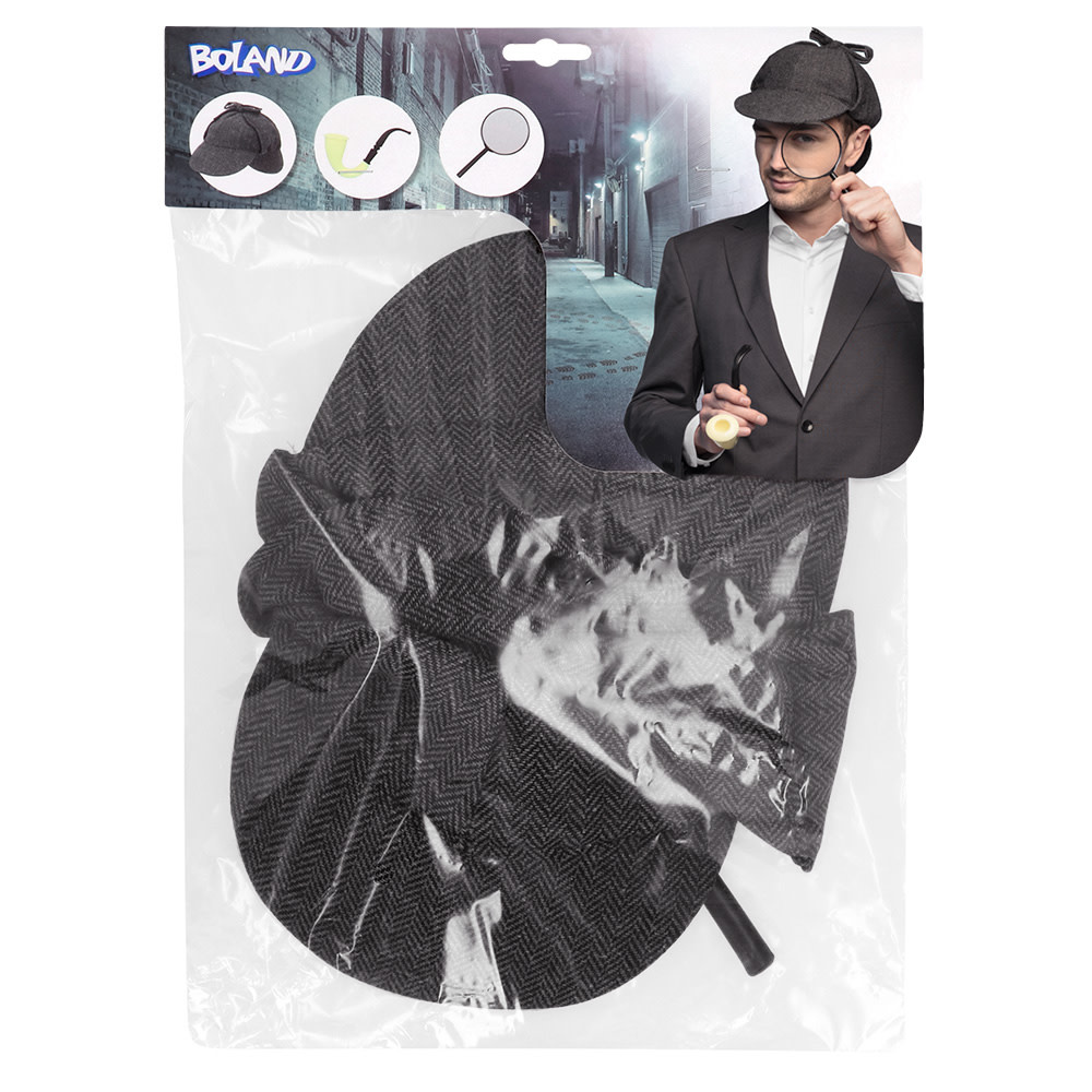 Feestshop.be Set Detective (pet, pijp en vergrootglas)
