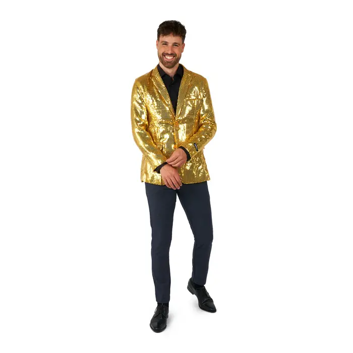 Blazer pailletten goud