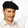 Franse baret zwart