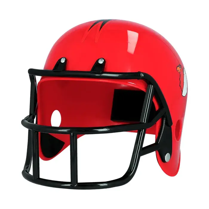 Helm American football rugby rood