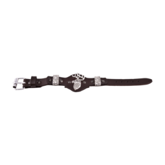 Haus Huberts Lederen armband hertenkop heren