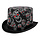 Hoed Halloween Skull blink