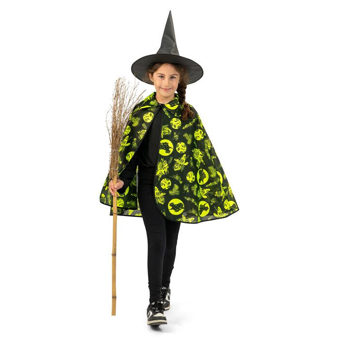 Fluo Flying Cape kinderen