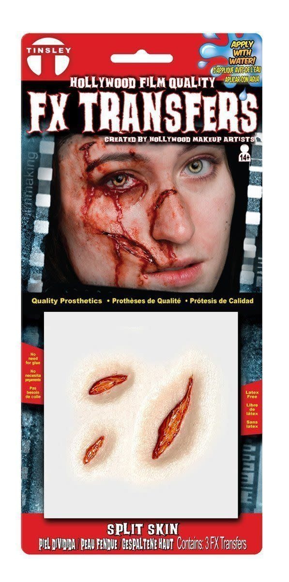 Litteken nepwonde Small 3D FX Transfers - Split Skin