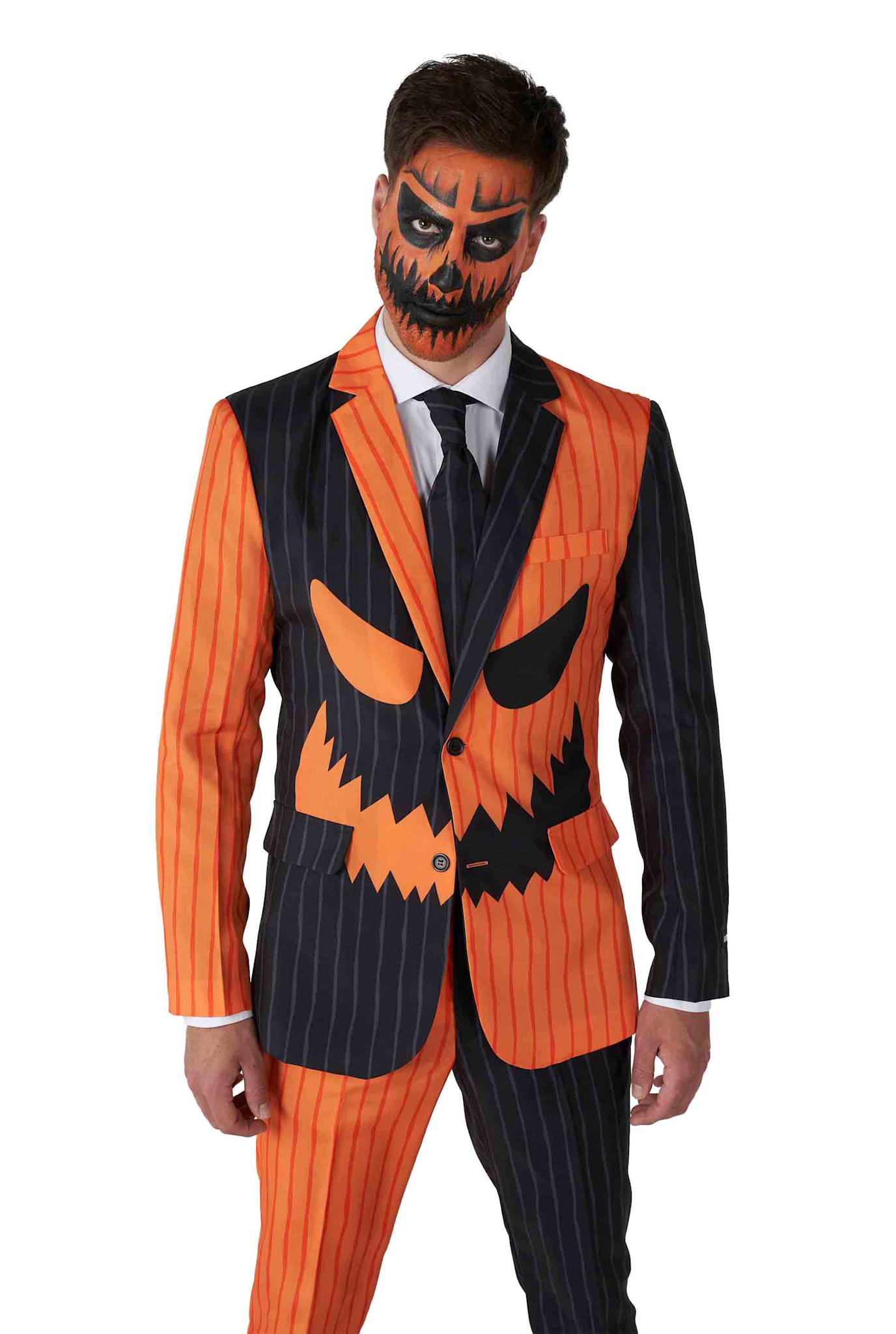 Suitmeister Jack-O Pinstripe Black kostuum Suitmeister
